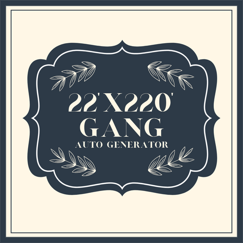 Load image 1 in gallery view. 22" x 220" Gang Sheet Auto Generate Builder