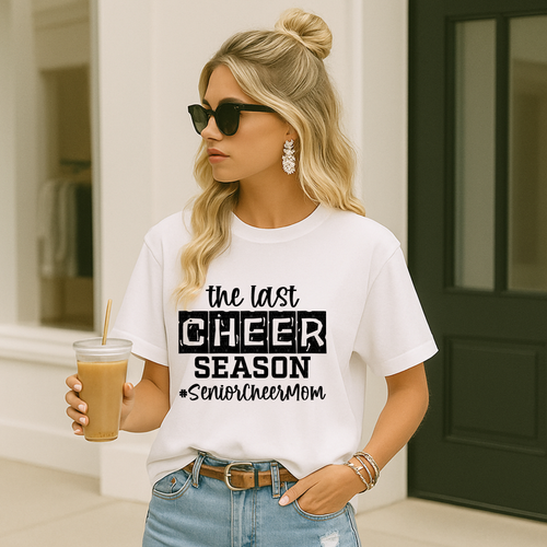 Load image 1 in gallery view. Last Cheer Mom #SeniorMom