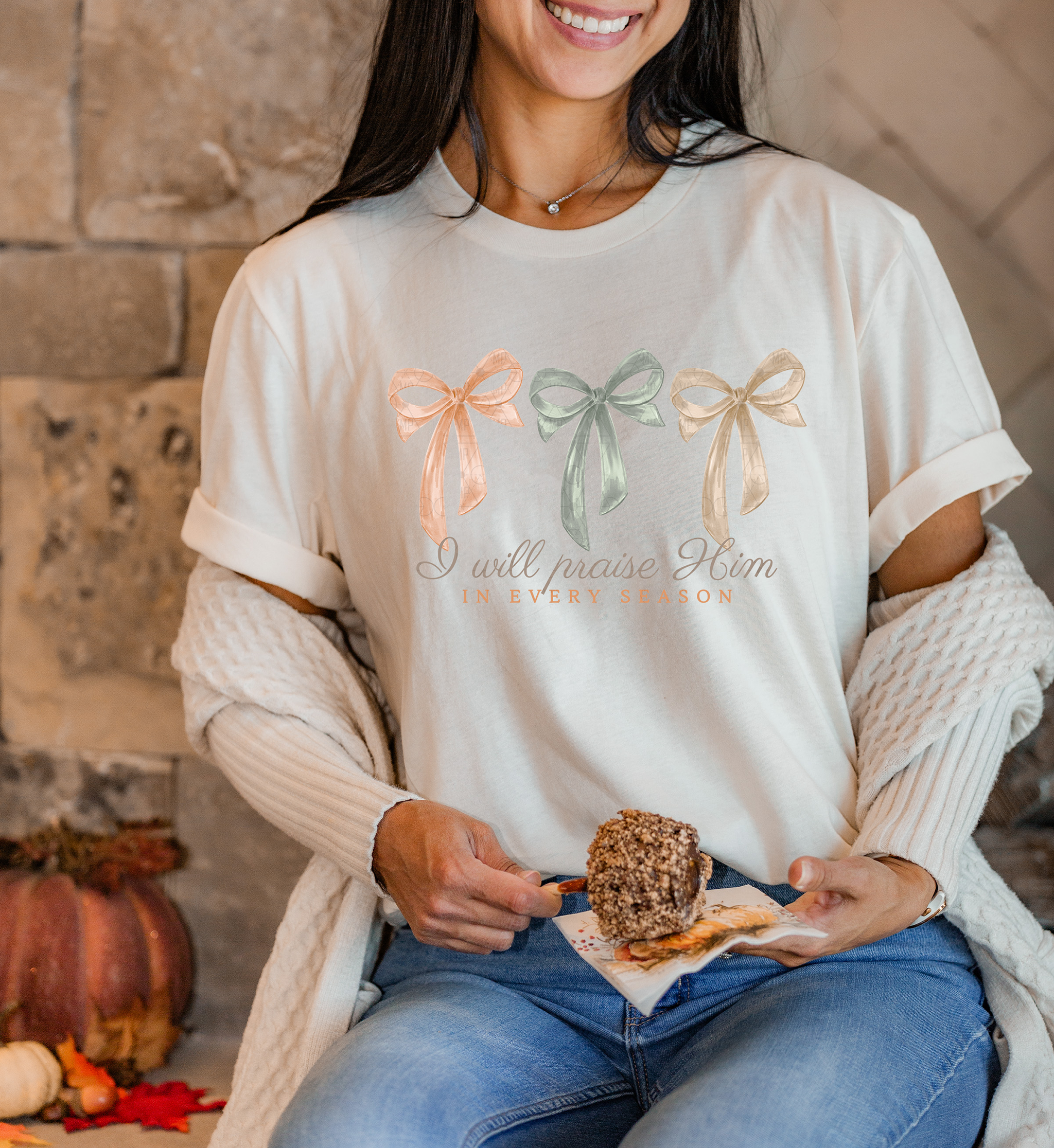 I Will Praise Him In Every Season Bows