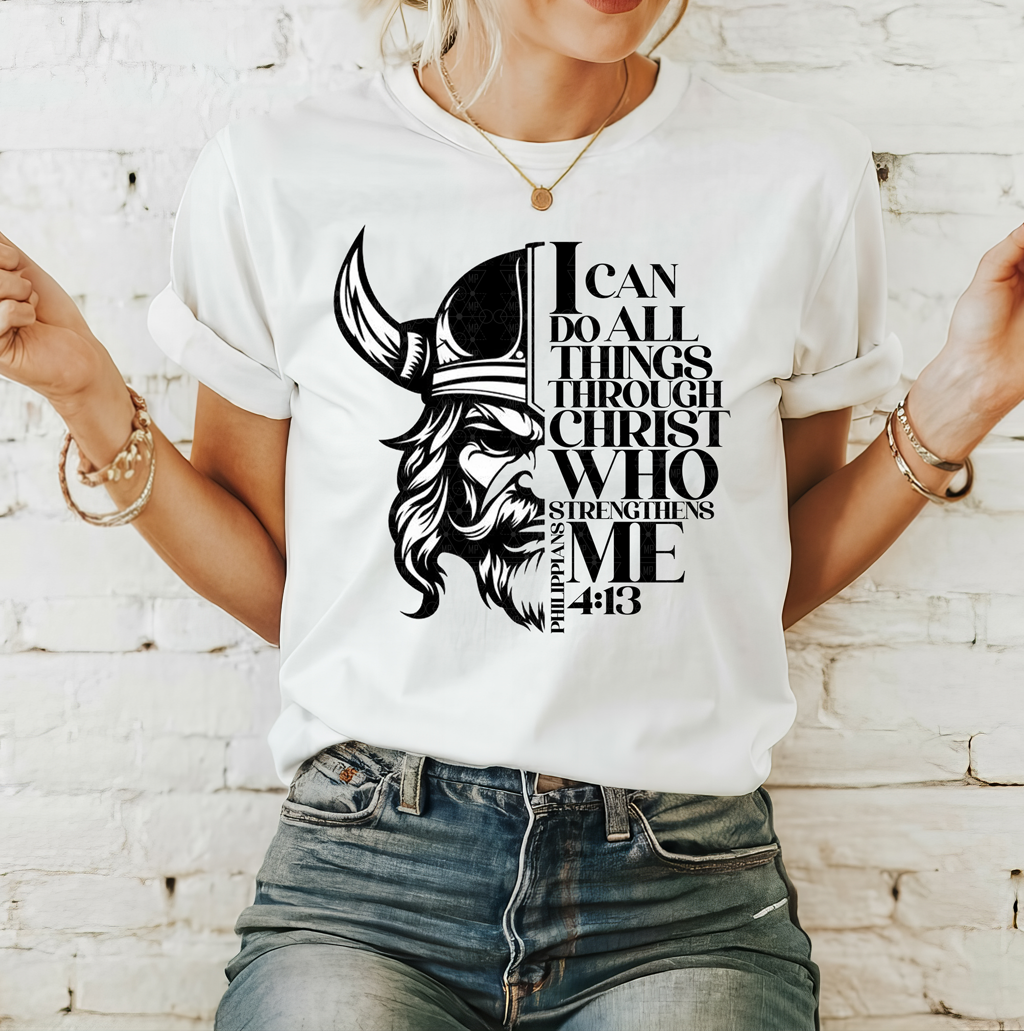Vikings I Can Do All Things Through Christ Who Strengthens Me