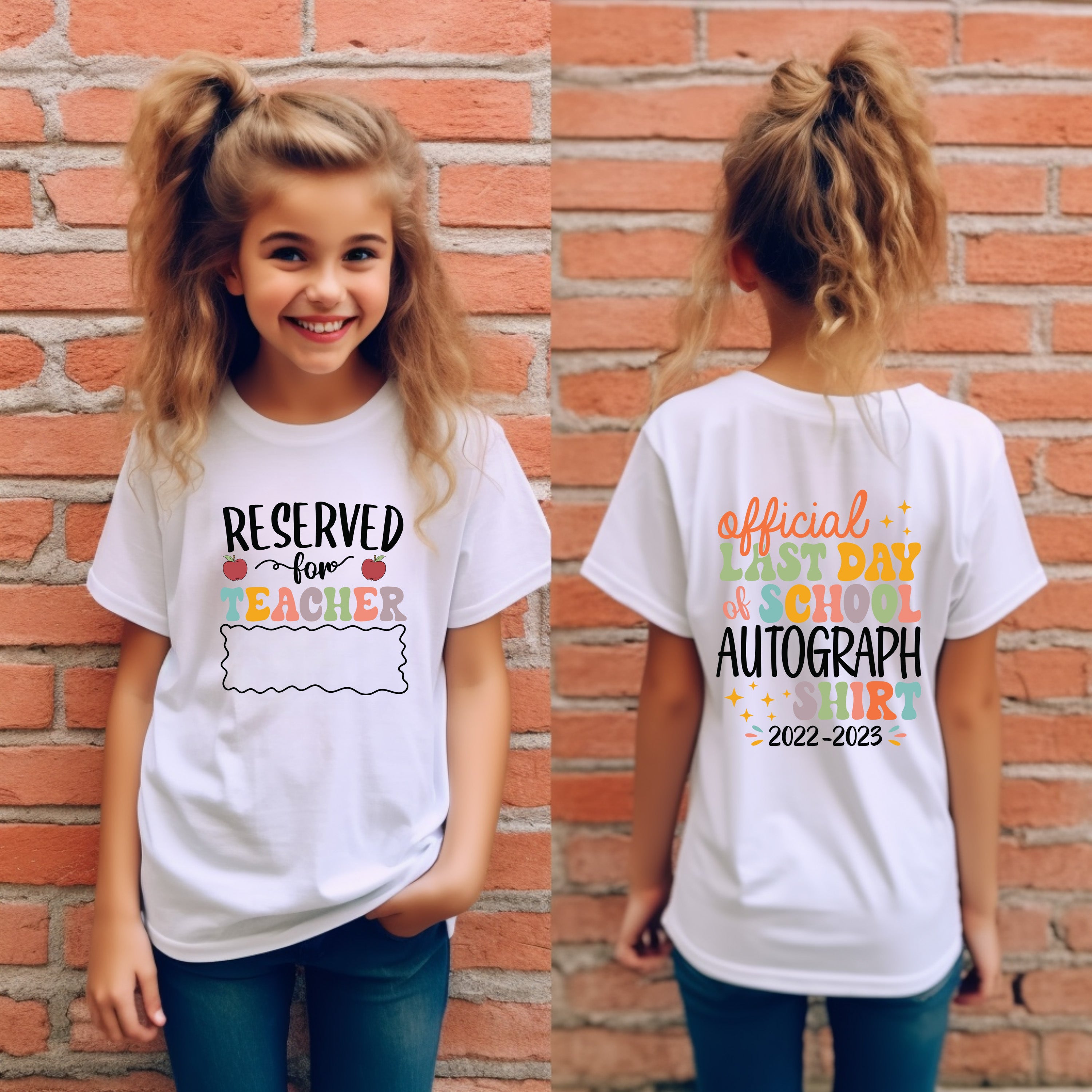 Official Last Day of School Autograph Shirt