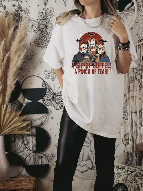 Load image 1 in gallery view. A Sip Of Coffee, A Pinch Of Fear