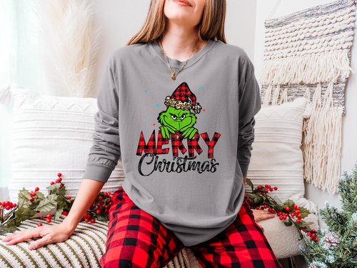 Load image 1 in gallery view. Buffalo Green Merry Christmas