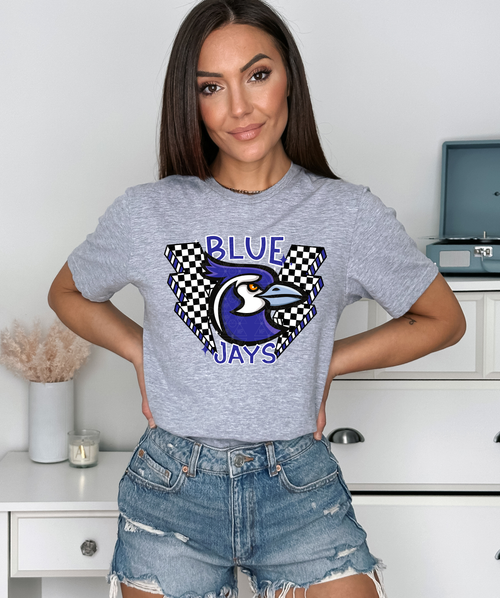 Load image 1 in gallery view. Checkered Bolt Bluejays