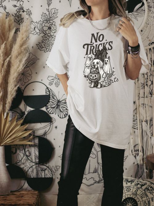 Load image 1 in gallery view. No Tricks Just Treats