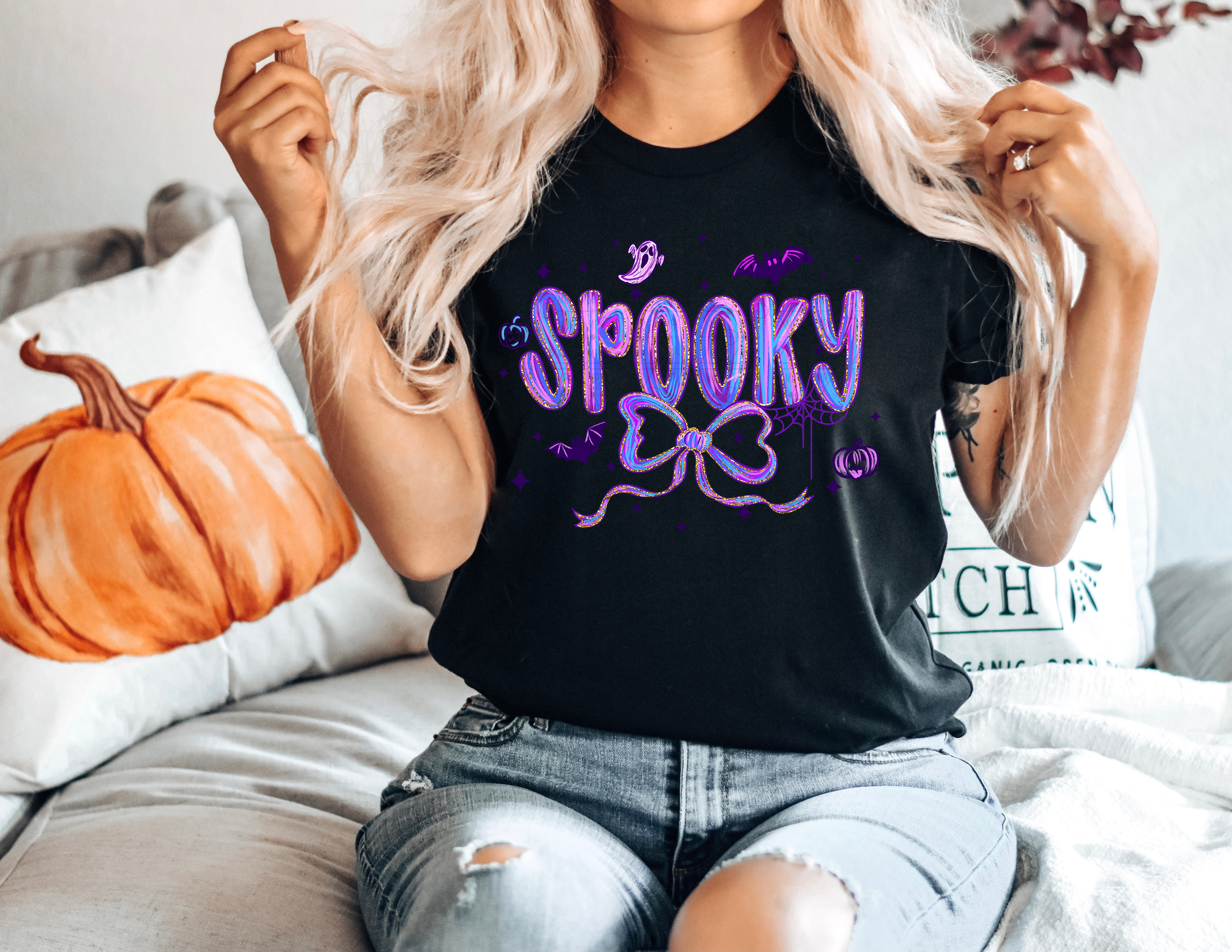 Purple Painted Spooky