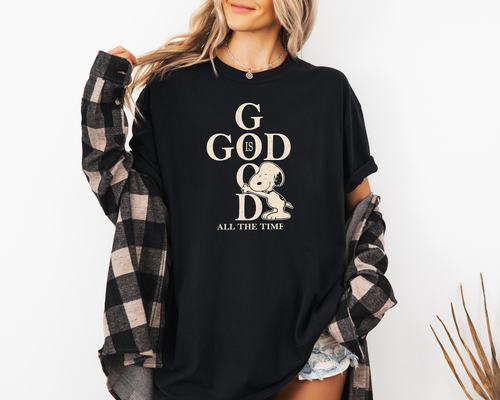 Load image 1 in gallery view. God Is Good Snoopy