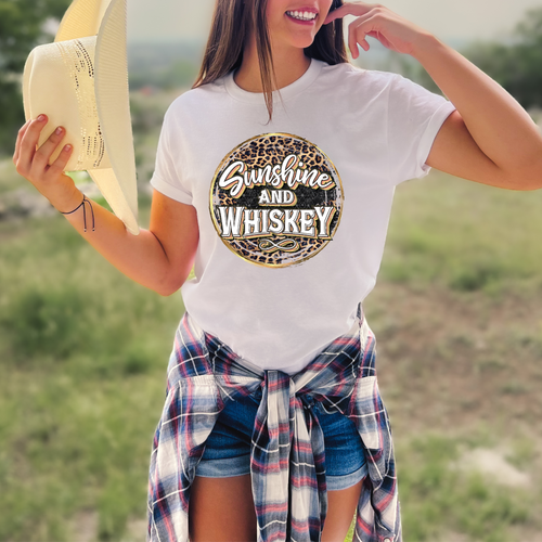 Load image 1 in gallery view. Leopard Sunshine and Whiskey