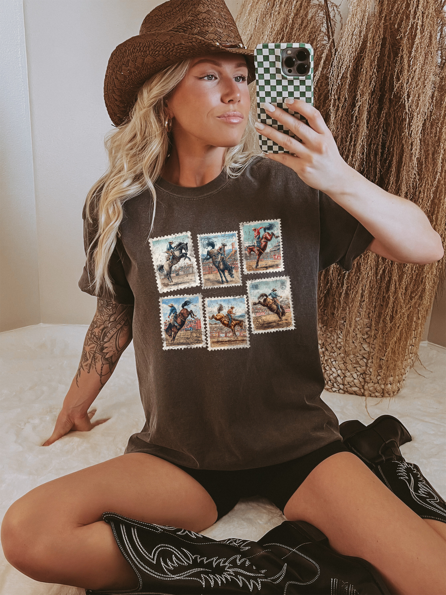 Vintage Cowboy Stamps