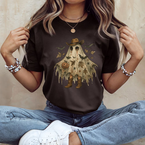 Load image 1 in gallery view. Vintage Cowgirl Ghost