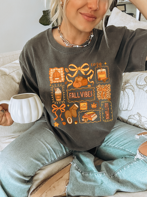 Load image 1 in gallery view. Fall Vibes Cozy Collage