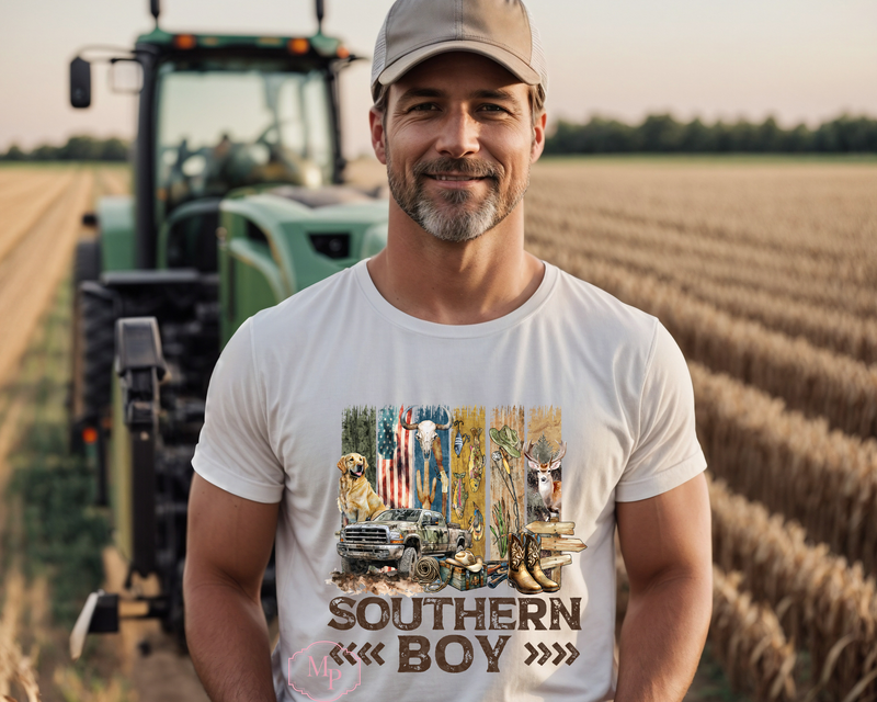 Southern Boy with Camo Truck