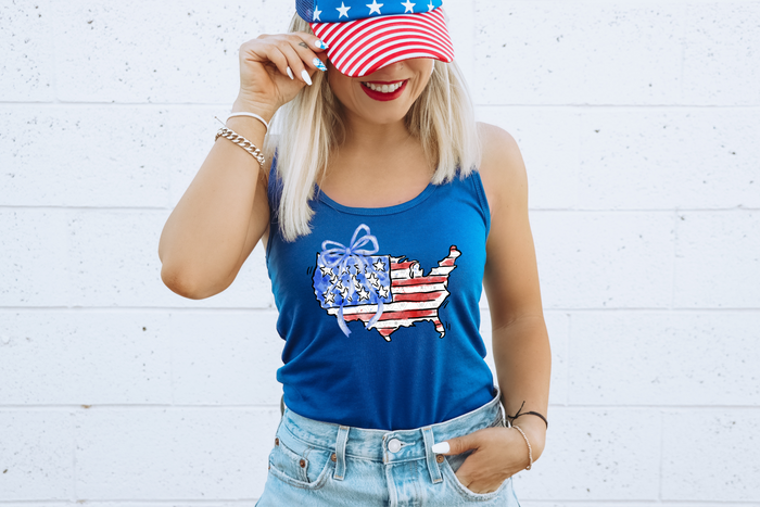 Watercolor USA Flag