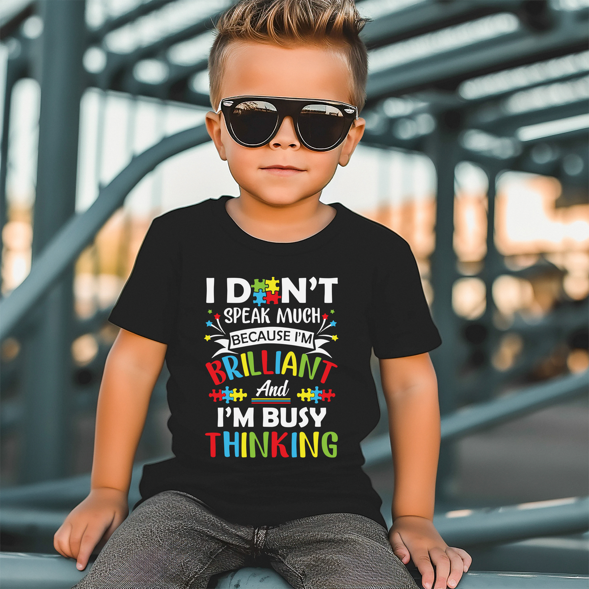 I Don't Speak Much Because I'm Brillant