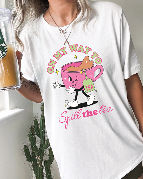 Load image 1 in gallery view. On My Way To Spill The Tea