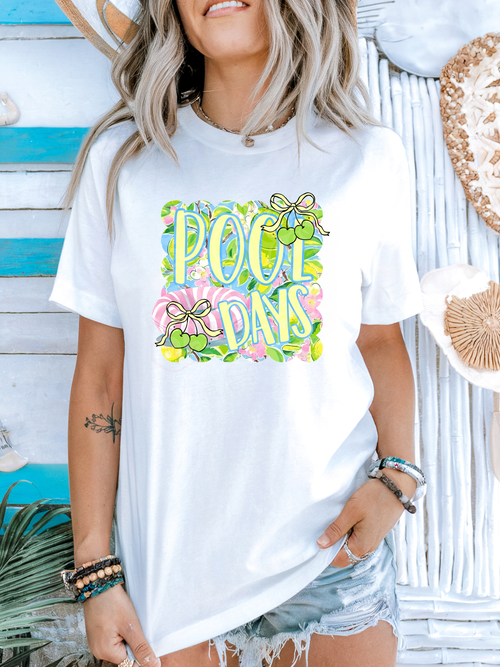 Load image 1 in gallery view. Preppy Pool Days