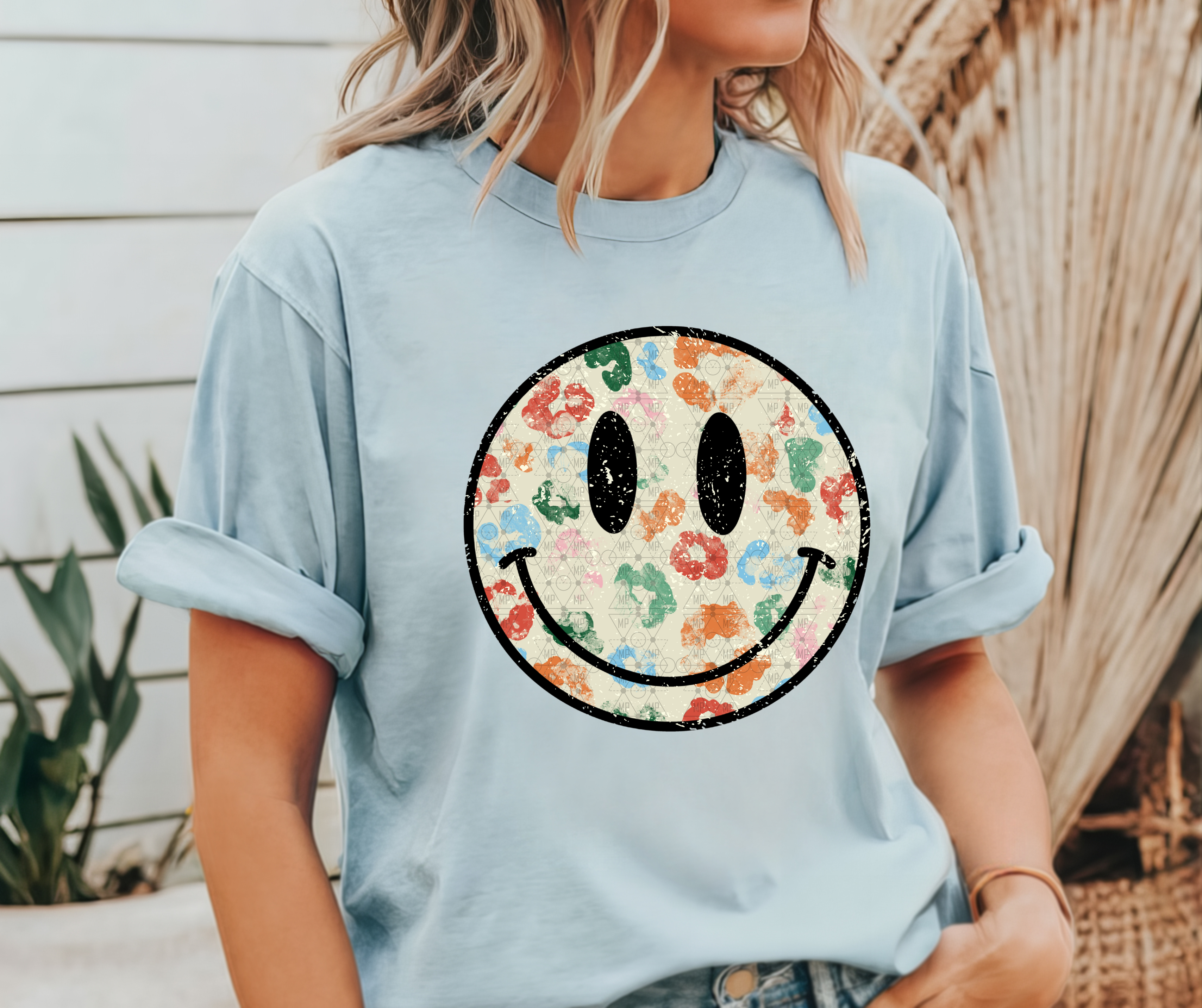 Colorful Leopard Smiley