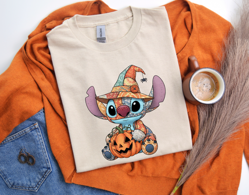 Load image 1 in gallery view. Patchwork Cartoon Halloween