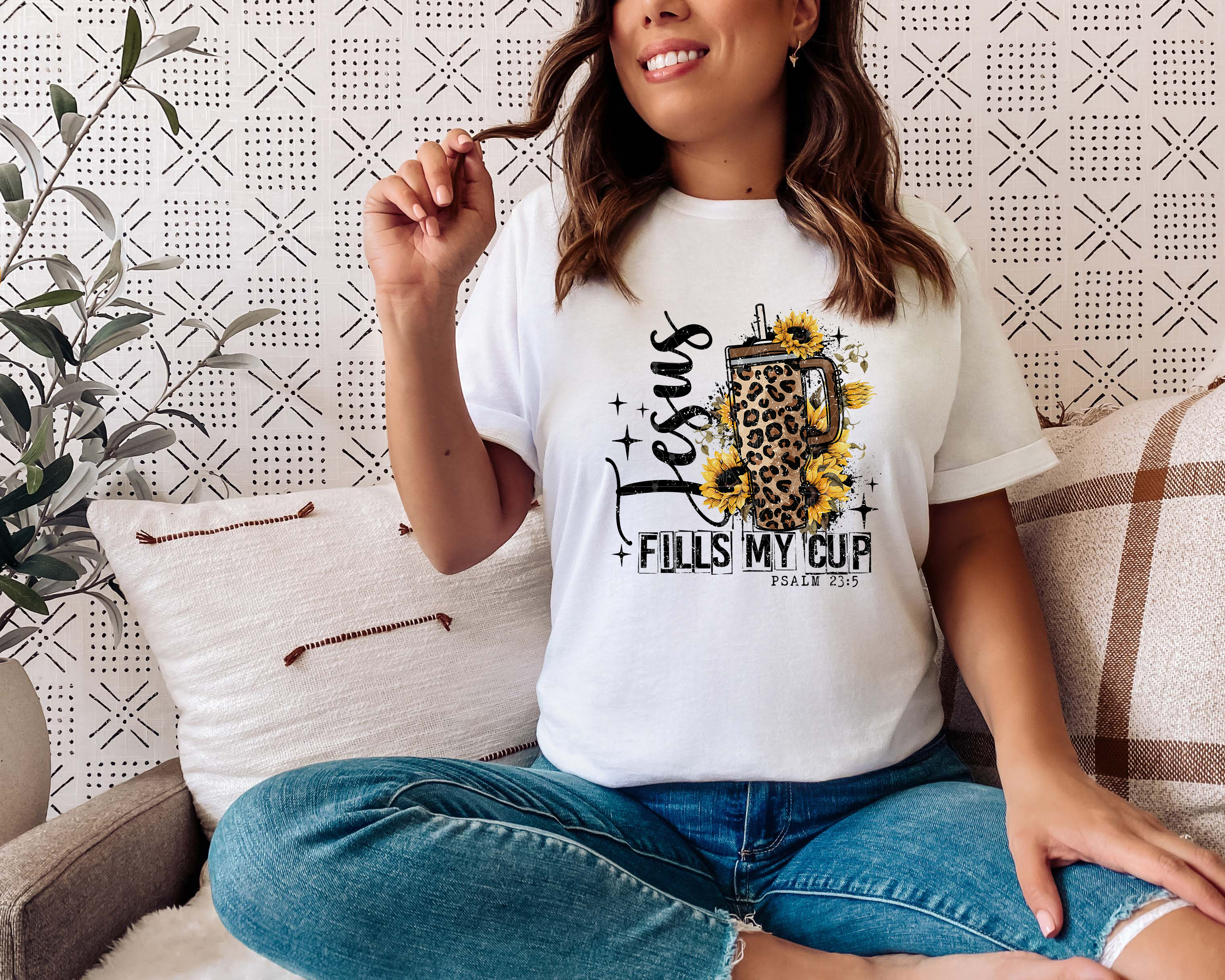 Leopard Jesus Fill My Cup