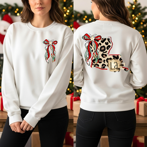 Load image 1 in gallery view. Leopard Christmas Louisiana