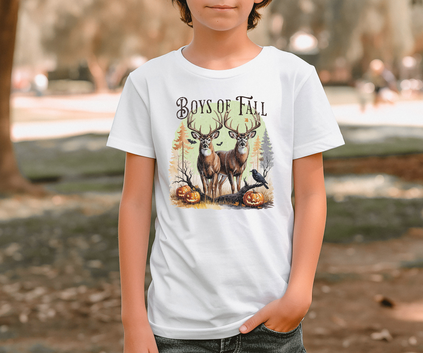 Boys of Fall Deer Halloween