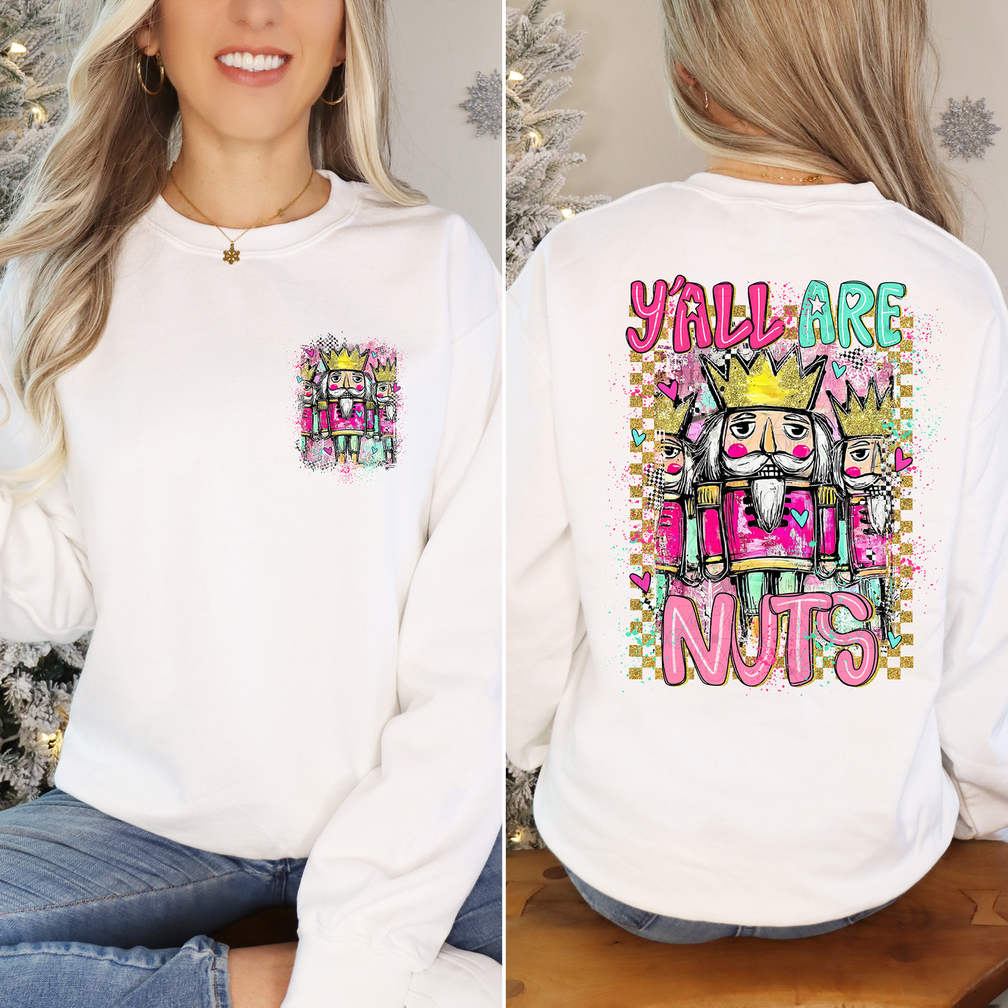 Y'all Are Nuts Checkered