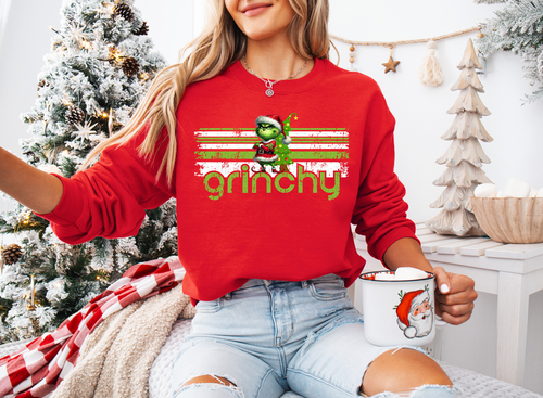 Load image 1 in gallery view. Retro Green Christmas