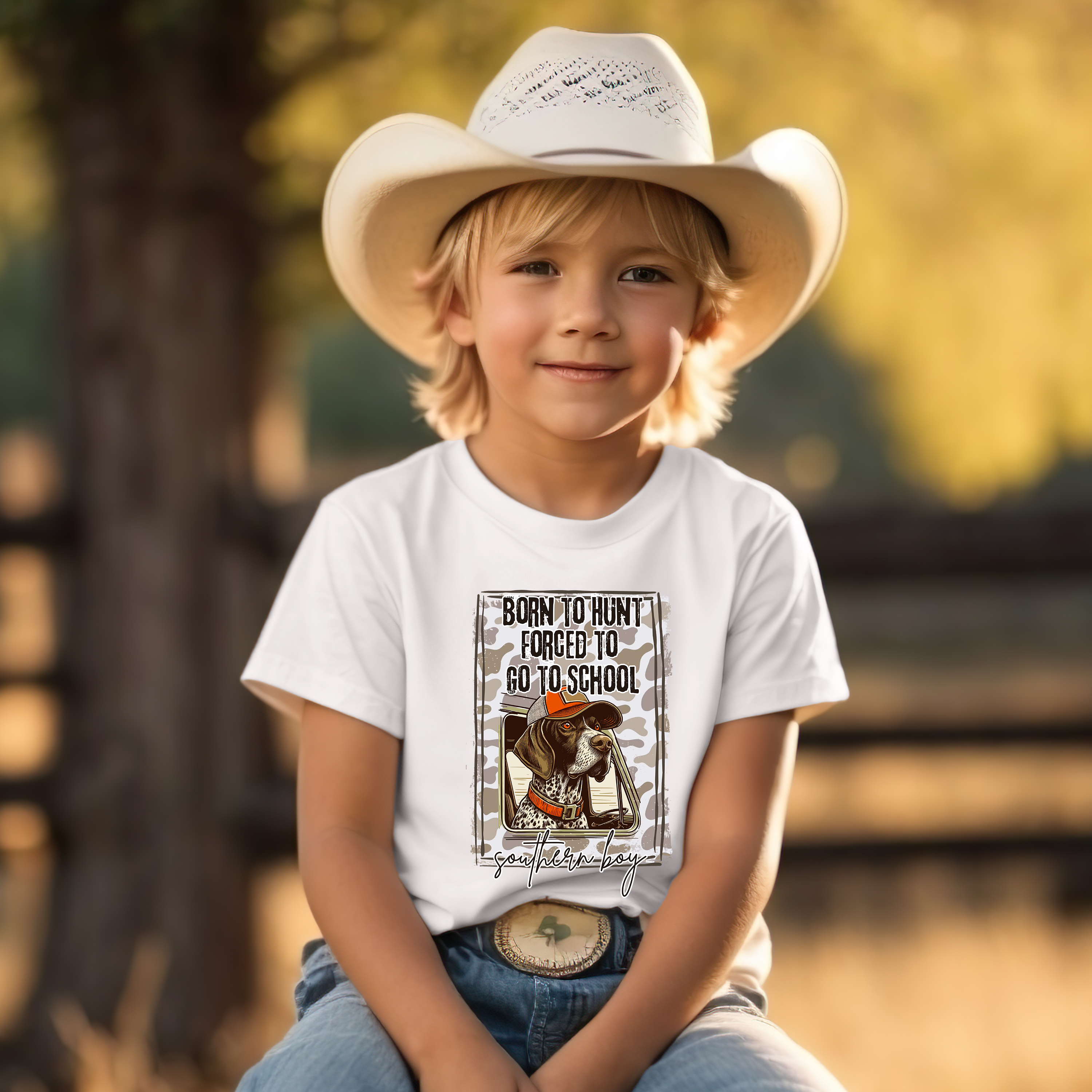Born To Hunt Force To Go To School Southern Boy