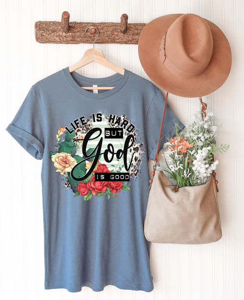 Load image 1 in gallery view. Life is Hard but God is Good