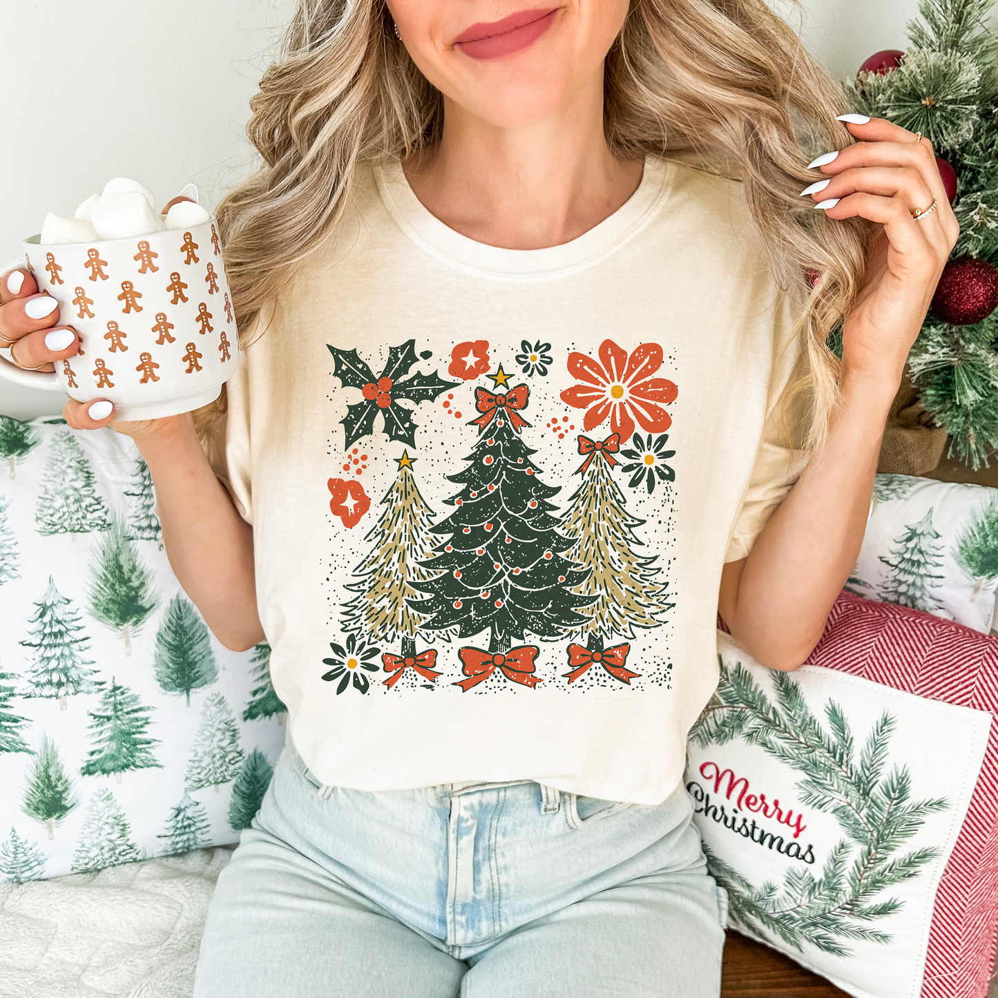 Boho Christmas Trees