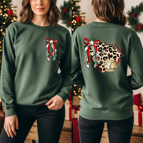 Load image 1 in gallery view. Leopard Christmas South Carolina