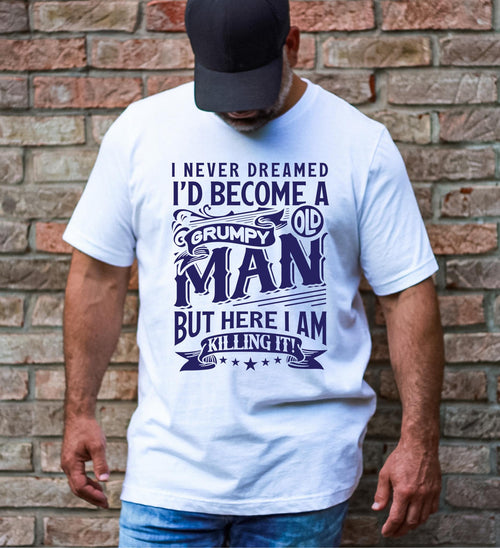 Load image 1 in gallery view. Grumpy Man