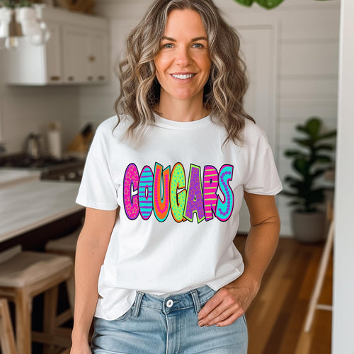 Load image 1 in gallery view. Funky Cougars