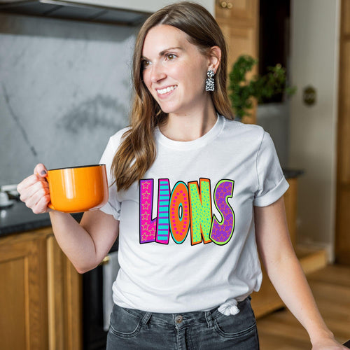 Load image 1 in gallery view. Funky Lions