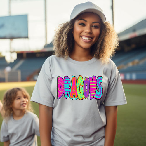 Load image 1 in gallery view. Funky Dragons