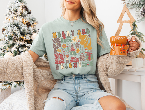 Load image 1 in gallery view. Boho Merry And Bright