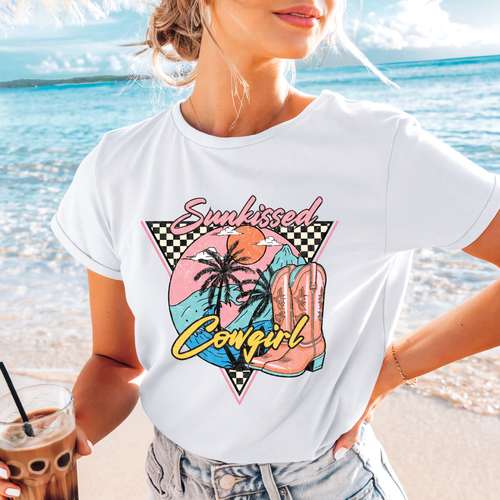 Load image 1 in gallery view. Checkered Cowgirl Summer