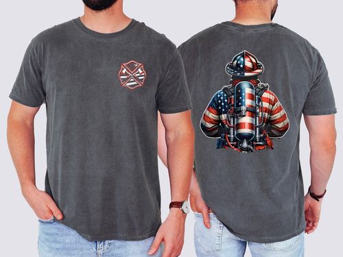 Load image 1 in gallery view. Red White and Blue Fireman