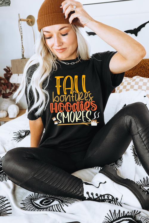 Load image 1 in gallery view. Fall Bonfire Hoodies Smores
