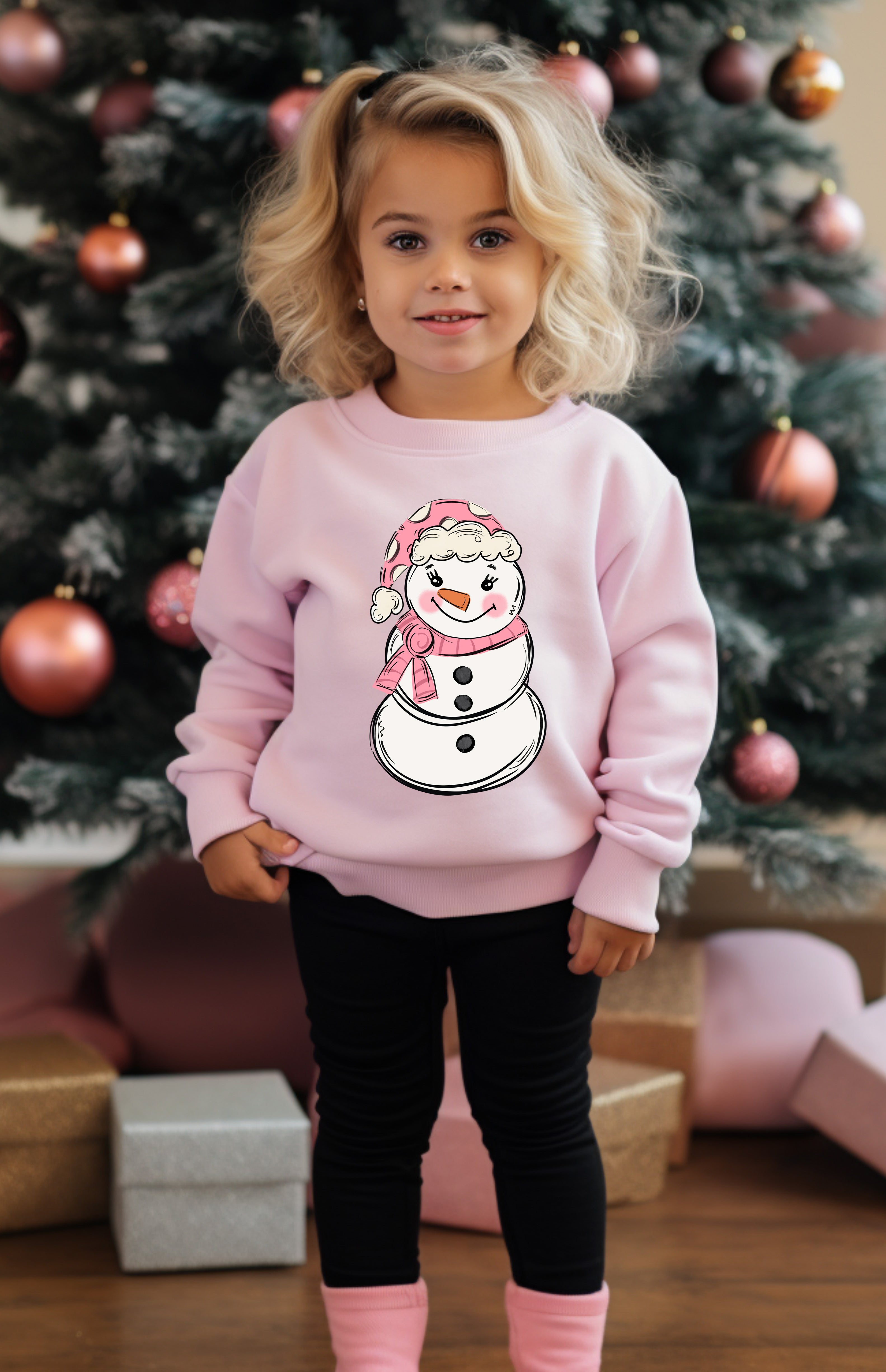 Pink Snowman