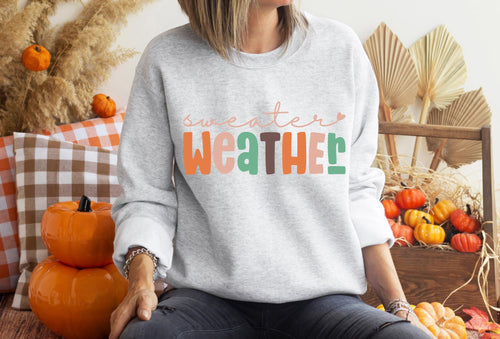 Load image 1 in gallery view. Funky Sweater Weather