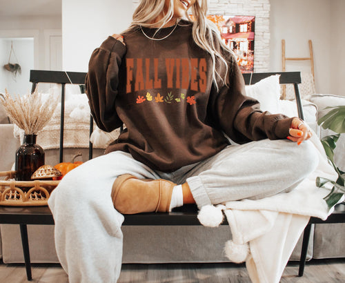 Load image 1 in gallery view. Fall Vibes Varsity