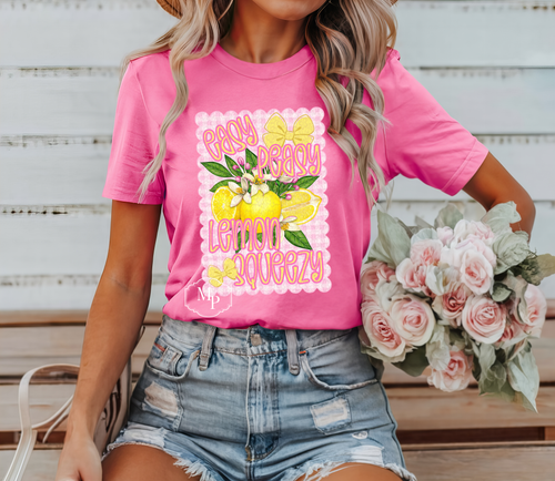 Load image 1 in gallery view. Preppy Easy Peasy Lemon Squeezy