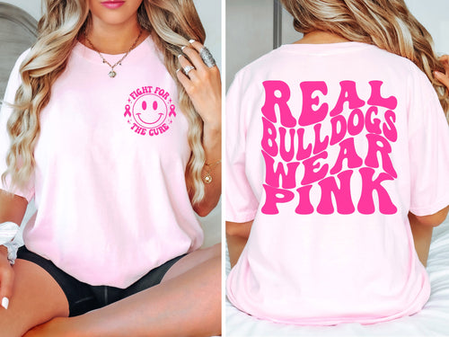 Load image 1 in gallery view. Real Bulldogs Wear Pink