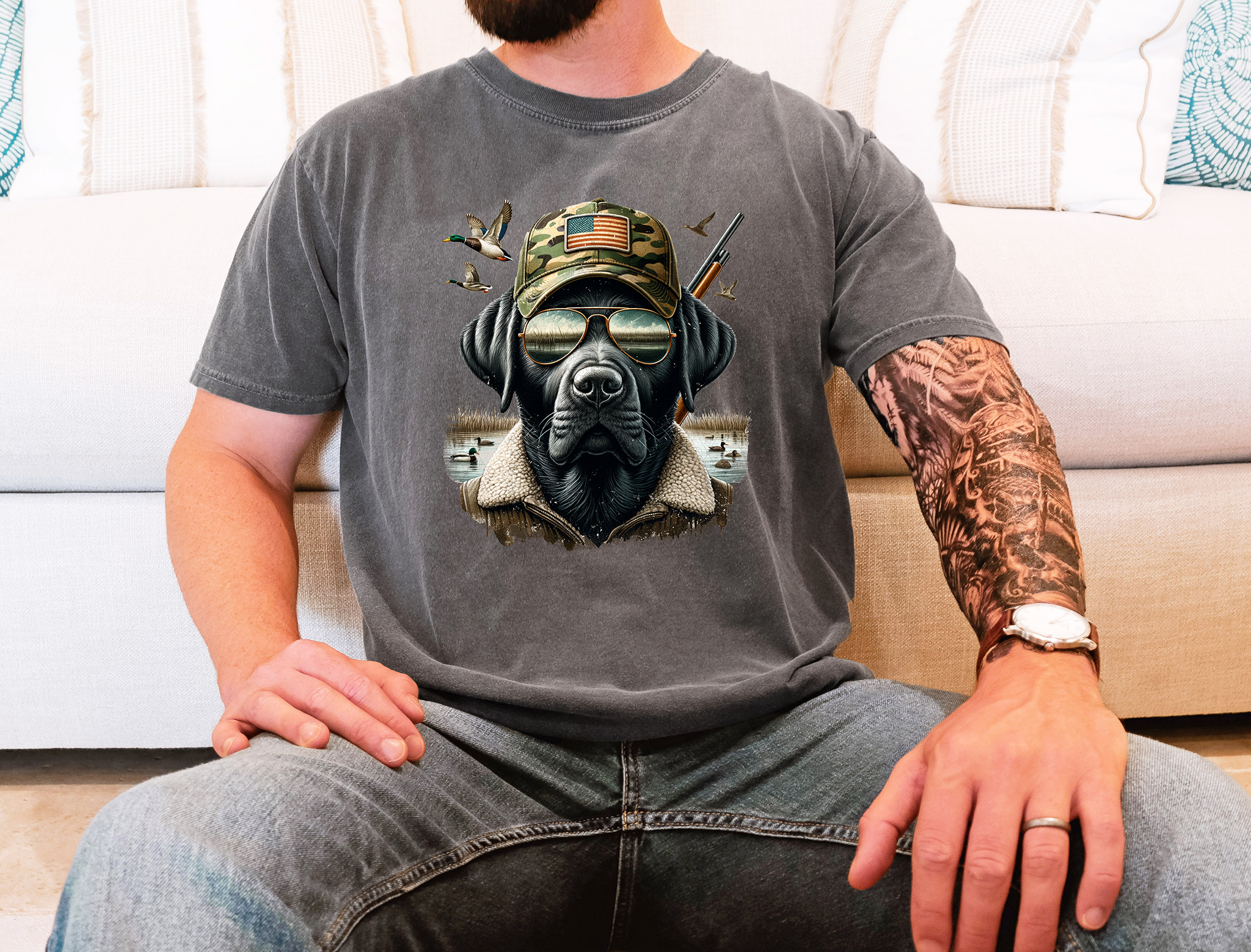 Cool Lab Hunting Dog