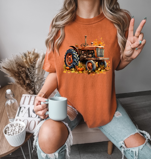 Load image 1 in gallery view. Fall Tractor