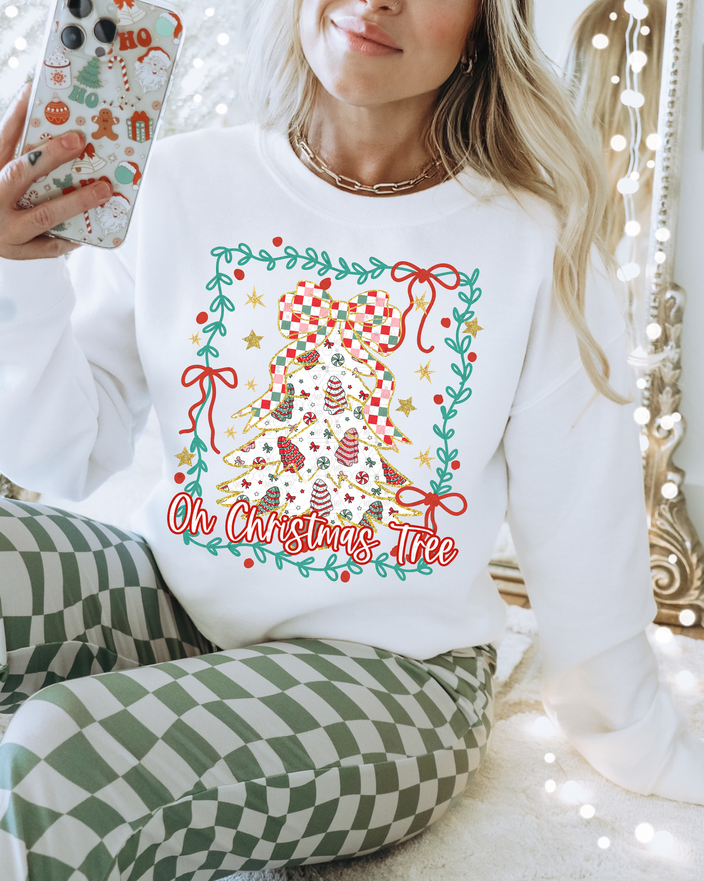 Oh Christmas Tree Doodle Frame