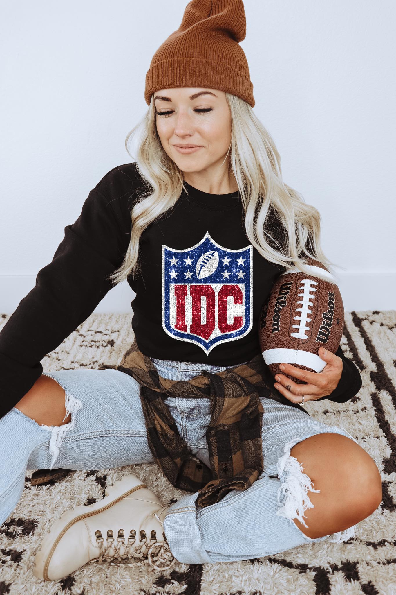 IDC Football - Faux Sequin
