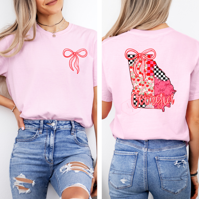 Pink Bow Georgia