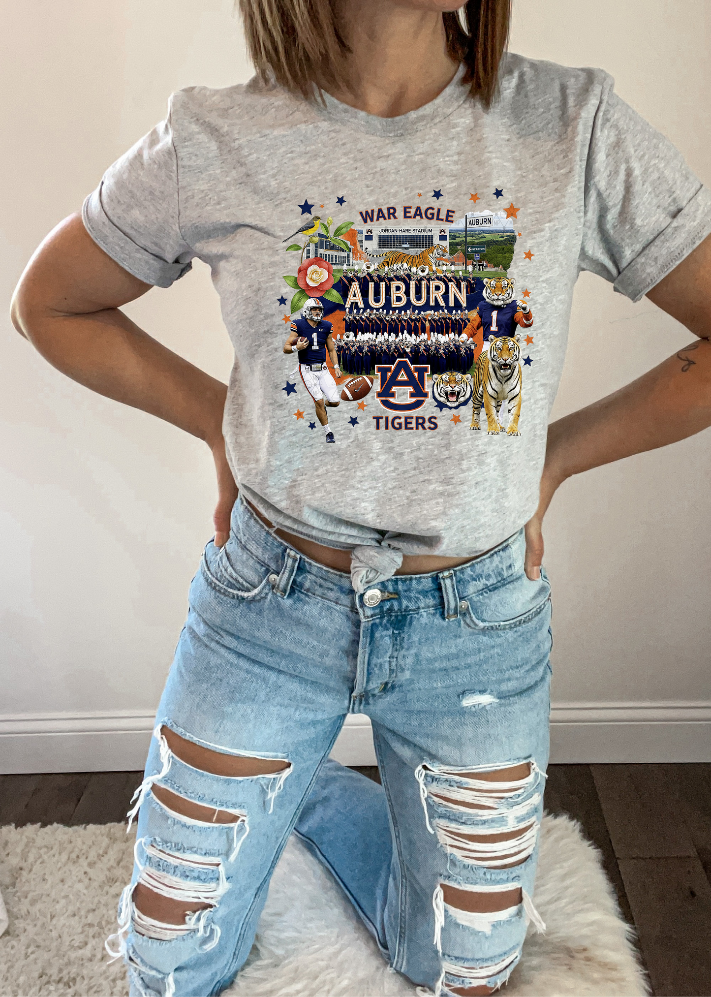 Auburn Whimsical Collage